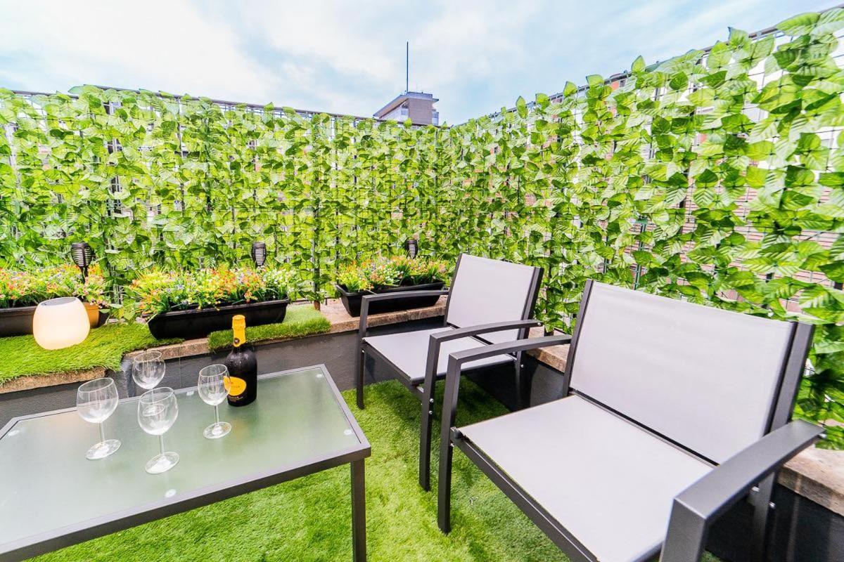 ［Covent Garden Penthouse］London Terrace Apartment Exterior foto